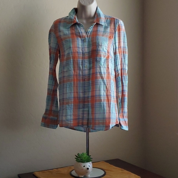 Womens GAP flannel shirt. Xs - Picture 1 of 11